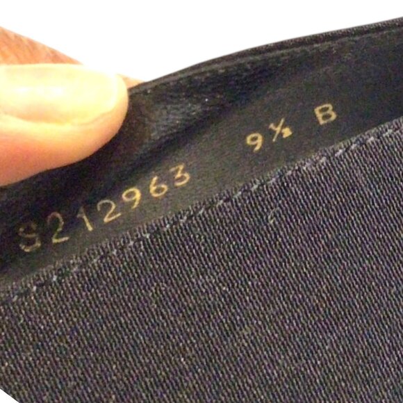 Vintage Stuart Weitzman Square Toe Fabric Court Shoes 9.5 Corpcore 3" Heel Pumps - Picture 7 of 7